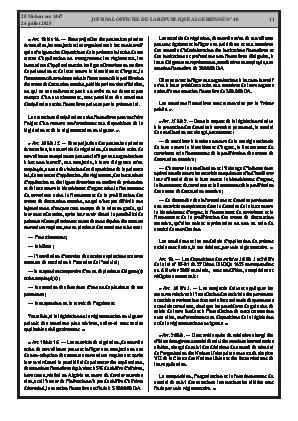 
Issue #48 of the Official Gazette of the People's Democratic Republic of Algeria • Page 1

            