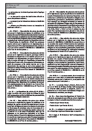 
Issue #48 of the Official Gazette of the People's Democratic Republic of Algeria • Page 1

            