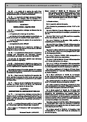 
N°49 du Journal officiel de la République Algérienne Démocratique et Populaire • Page 1

            