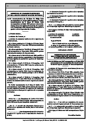 
N°49 du Journal officiel de la République Algérienne Démocratique et Populaire • Page 1

            