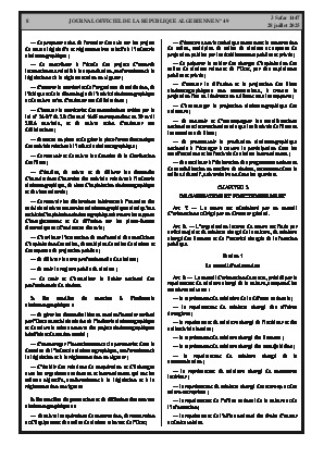
N°49 du Journal officiel de la République Algérienne Démocratique et Populaire • Page 1

            