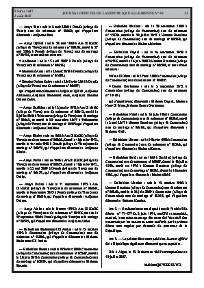
N°50 du Journal officiel de la République Algérienne Démocratique et Populaire • Page 1

            