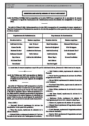 
N°50 du Journal officiel de la République Algérienne Démocratique et Populaire • Page 1

            