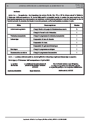
N°50 du Journal officiel de la République Algérienne Démocratique et Populaire • Page 1

            