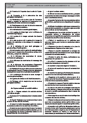 
N°52 du Journal officiel de la République Algérienne Démocratique et Populaire • Page 1

            