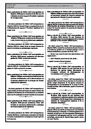 
N°52 du Journal officiel de la République Algérienne Démocratique et Populaire • Page 1

            