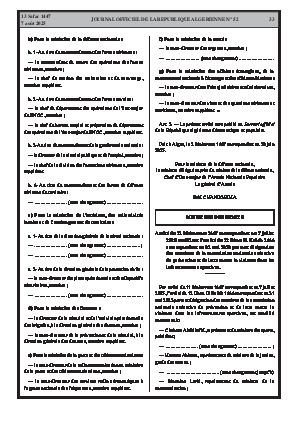 
N°52 du Journal officiel de la République Algérienne Démocratique et Populaire • Page 1

            