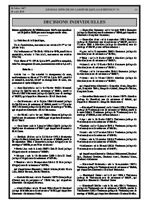 
Issue #53 of the Official Gazette of the People's Democratic Republic of Algeria • Page 1

            