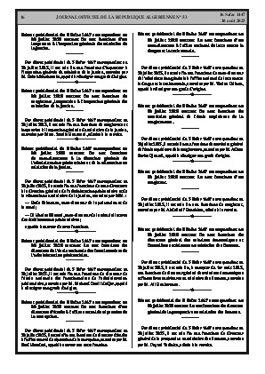 
Issue #53 of the Official Gazette of the People's Democratic Republic of Algeria • Page 1

            