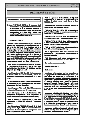
Issue #53 of the Official Gazette of the People's Democratic Republic of Algeria • Page 1

            
