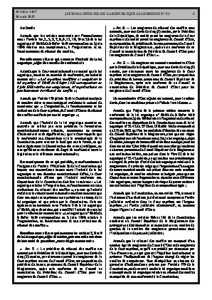 
Issue #53 of the Official Gazette of the People's Democratic Republic of Algeria • Page 1

            