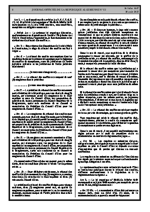 
Issue #53 of the Official Gazette of the People's Democratic Republic of Algeria • Page 1

            