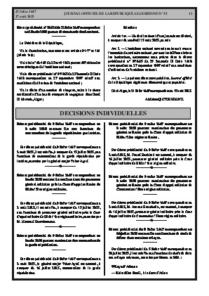 
Issue #55 of the Official Gazette of the People's Democratic Republic of Algeria • Page 1

            