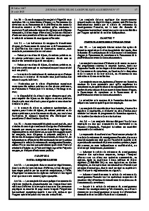 
Issue #57 of the Official Gazette of the People's Democratic Republic of Algeria • Page 1

            