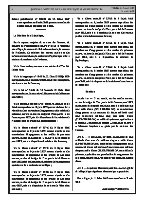 
Issue #58 of the Official Gazette of the People's Democratic Republic of Algeria • Page 1

            