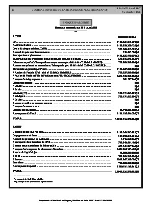 
N°60 du Journal officiel de la République Algérienne Démocratique et Populaire • Page 1

            