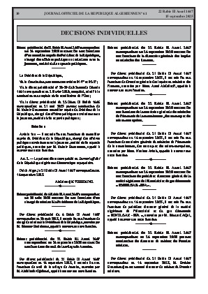 
N°61 du Journal officiel de la République Algérienne Démocratique et Populaire • Page 1

            