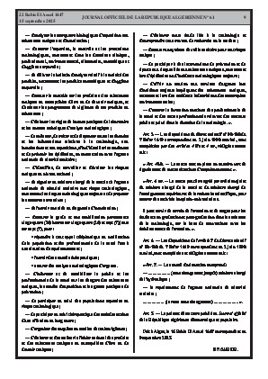 
N°61 du Journal officiel de la République Algérienne Démocratique et Populaire • Page 1

            