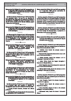
N°63 du Journal officiel de la République Algérienne Démocratique et Populaire • Page 1

            