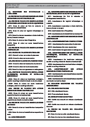 
N°64 du Journal officiel de la République Algérienne Démocratique et Populaire • Page 1

            