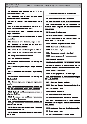 
N°64 du Journal officiel de la République Algérienne Démocratique et Populaire • Page 1

            