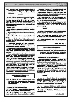 
N°65 du Journal officiel de la République Algérienne Démocratique et Populaire • Page 1

            