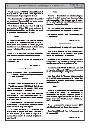 
N°67 du Journal officiel de la République Algérienne Démocratique et Populaire • Page 1

            