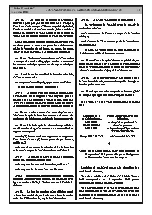 
N°68 du Journal officiel de la République Algérienne Démocratique et Populaire • Page 1

            