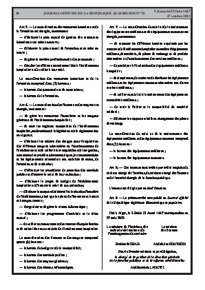 
N°70 du Journal officiel de la République Algérienne Démocratique et Populaire • Page 1

            