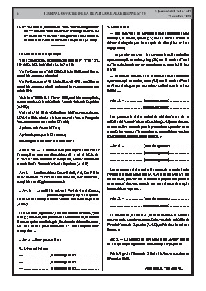 
N°70 du Journal officiel de la République Algérienne Démocratique et Populaire • Page 1

            