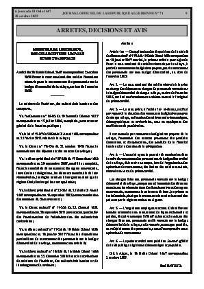 
N°71 du Journal officiel de la République Algérienne Démocratique et Populaire • Page 1

            