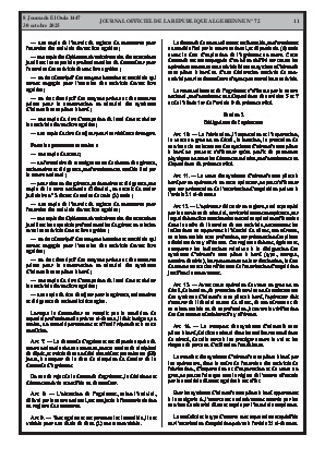 
N°72 du Journal officiel de la République Algérienne Démocratique et Populaire • Page 1

            