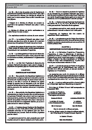 
N°72 du Journal officiel de la République Algérienne Démocratique et Populaire • Page 1

            