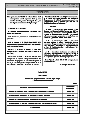 
N°73 du Journal officiel de la République Algérienne Démocratique et Populaire • Page 1

            