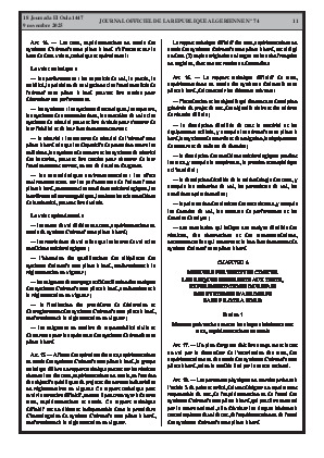 
N°74 du Journal officiel de la République Algérienne Démocratique et Populaire • Page 1

            