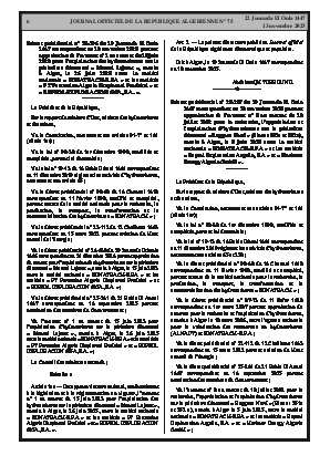
Issue #75 of the Official Gazette of the People's Democratic Republic of Algeria • Page 1

            