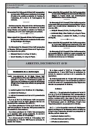 
N°76 du Journal officiel de la République Algérienne Démocratique et Populaire • Page 1

            