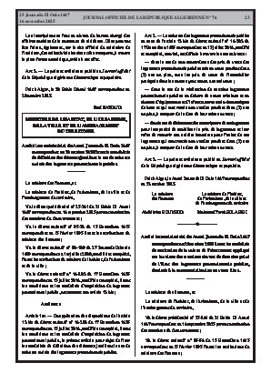 
N°76 du Journal officiel de la République Algérienne Démocratique et Populaire • Page 1

            