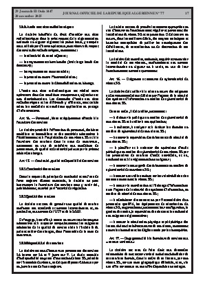 
Issue #77 of the Official Gazette of the People's Democratic Republic of Algeria • Page 1

            