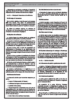 
Issue #77 of the Official Gazette of the People's Democratic Republic of Algeria • Page 1

            