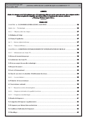 
Issue #77 of the Official Gazette of the People's Democratic Republic of Algeria • Page 1

            