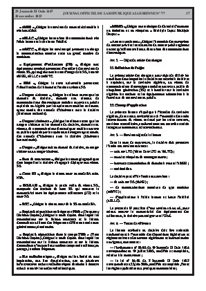 
Issue #77 of the Official Gazette of the People's Democratic Republic of Algeria • Page 1

            
