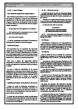 
Issue #77 of the Official Gazette of the People's Democratic Republic of Algeria • Page 1

            