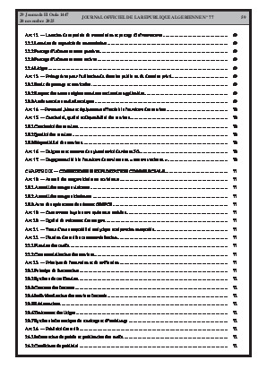 
Issue #77 of the Official Gazette of the People's Democratic Republic of Algeria • Page 1

            