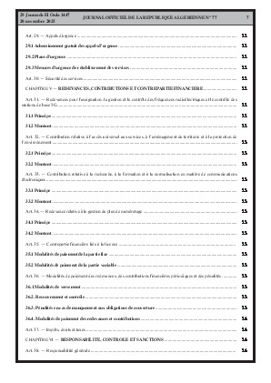 
Issue #77 of the Official Gazette of the People's Democratic Republic of Algeria • Page 1

            