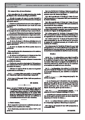 
N°78 du Journal officiel de la République Algérienne Démocratique et Populaire • Page 1

            