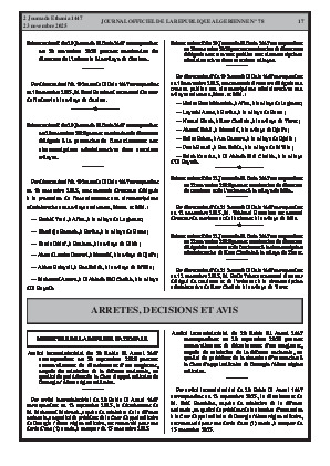 
N°78 du Journal officiel de la République Algérienne Démocratique et Populaire • Page 1

            
