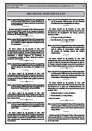 
N°79 du Journal officiel de la République Algérienne Démocratique et Populaire • Page 1

            
