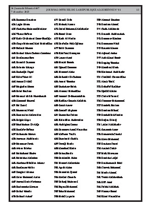 
N°81 du Journal officiel de la République Algérienne Démocratique et Populaire • Page 1

            