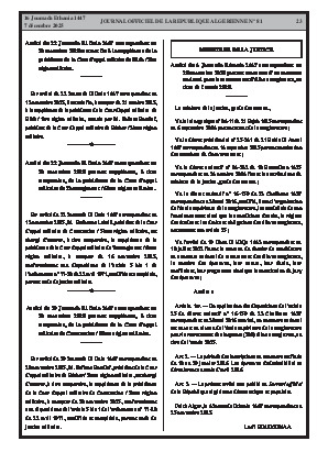 
N°81 du Journal officiel de la République Algérienne Démocratique et Populaire • Page 1

            